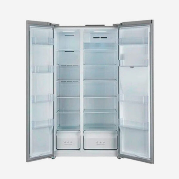 00025454-2 Nevera Side by Side de Acero con Dispensador de Agua de 520 Litros TCL