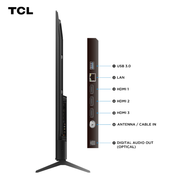 00026380-7 Televisor GOOGLE TV LED UHD 4K 55" TCL