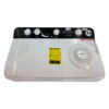 Lavadora Semiautomática Panel Negro con Tapa Blanca Omega 14KG