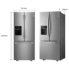 17492_6 Nevera Side by Side de 3 Puertas French Door 628 Litros LG