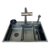 25887 Fregador con Accesorios de 68 cm Flusso Lite 68 Vetrux