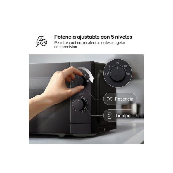 29154-5-1 Horno Microondas Negro de 20L LG