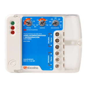 Protector de Voltaje para Aires Acondicionados de Bornera 120V Exceline