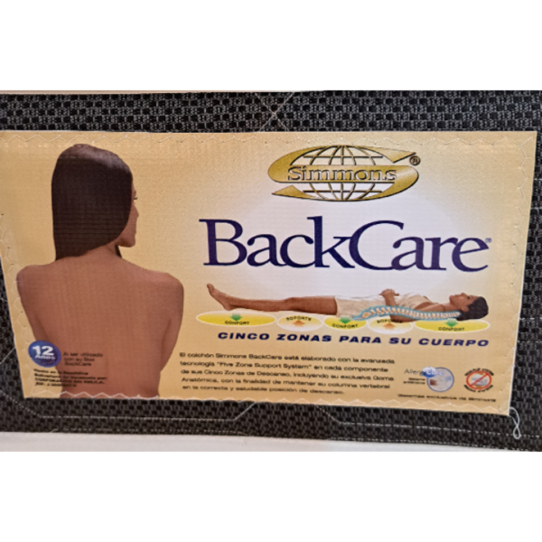 BC3 Colchón Ortopédico Ergonómico Pillow Top Backcare SIMMONS