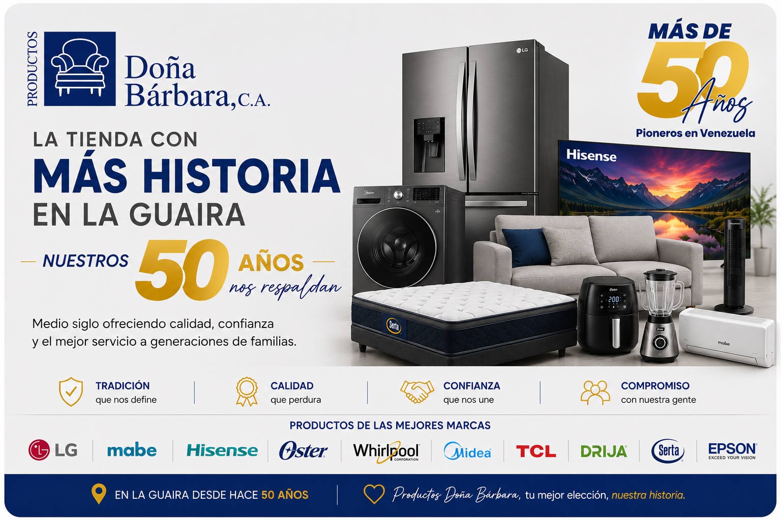 Banner 50 años