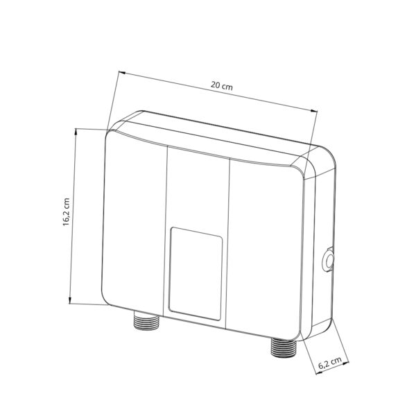 CLTE6KW_2 Calentador de Agua 8.5L/Min 220V CLTE6KW Drija