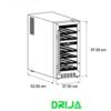 D_NQ_NP_2X_998355-MLV82355234724_022025-F Vinera de 33 Botellas de Acero Dolcetto 33 Drija