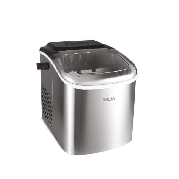 FH12_Inox_1 Fabricador de Hielo de Acero 12KG/24HRS FH12INOX Drija