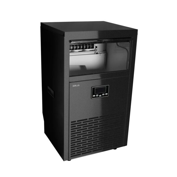 FH45_Black_2 Fabricador de Hielo Negro 45KG/24HRS FH45BLACK Drija