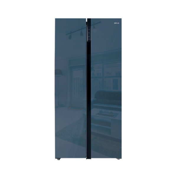 Nevera Side by Side Espejo Azul de 435 Litros Mirror Drija