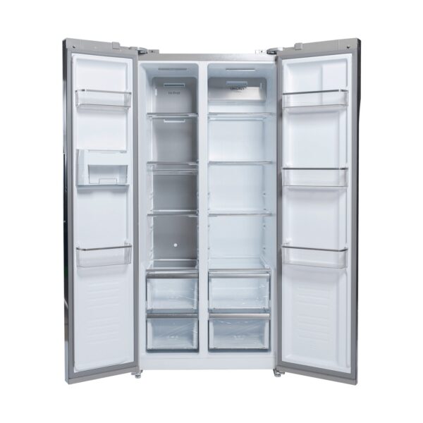 Nevera Side by Side Espejo Azul de 435 Litros Mirror Drija