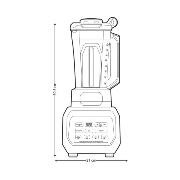 Miscelatore_7 Licuadora de 1500W 2 Litros 3 Velocidades Miscelatore Drija
