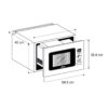 Napoli_25L_Black_2_AF Horno Microondas Negro Napoli 25 Drija