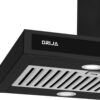 Quedrato_Isla_Black_76_2 Campana de Isla Decorativa Negra Quadrato 76 Isla Black Drija