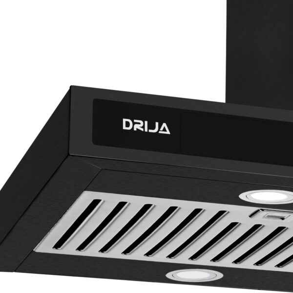 Quedrato_Isla_Black_76_2 Campana de Isla Decorativa Negra Quadrato 76 Isla Black Drija
