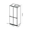 Refrigeraadora_DARK-I_18CD4P_3_43a9170b-e684-4290-93e1-c2ffa5ad9807 Nevera Side by Side de Acero Negro 522 Litros 18.4" DARKI18FD4P Drija
