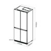 Refrigeraadora_GLASS-B_18CD4P_DRIJA_3 Nevera Side by Side de Espejo Negro 522 Litros 18.4" GLASSB18FD4P Drija