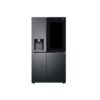 Refrigeradora-Side-by-Side-Instaview-Negro-Ma Nevera Side by Side de Acero Negro Mate InstaView con Dispensador de Agua de 676 Litros LG