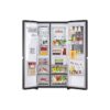 Refrigeradora-Side-by-Side-Instaview-Negro-Ma-2 Nevera Side by Side de Acero Negro Mate InstaView con Dispensador de Agua de 676 Litros LG