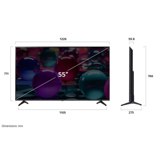 TV001-00061-LG-55-UHD-AI-4K-Smart-TV-2025-55UA7300PSB-2 Televisor con AI webOS 25 4K UHD 55" LG