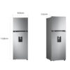 VT34WPP_Dimension_image_D Nevera Silver con Dispensador de Agua de 334 Litros LG