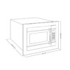 Horno Microondas Empotrable Negro Veneto 62L Drija