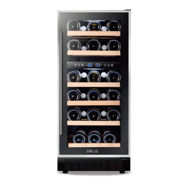chiaretto28-black Vinera de 28 Botellas de Acero Chiaretto 28 Drija