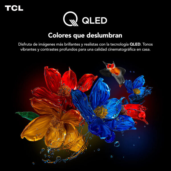 Televisor GOOGLE TV QLED 4K UHD 55" Serie 55T6C TCL